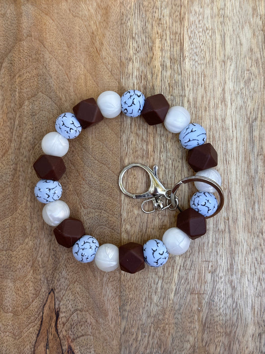 Cotton Bead Keyring